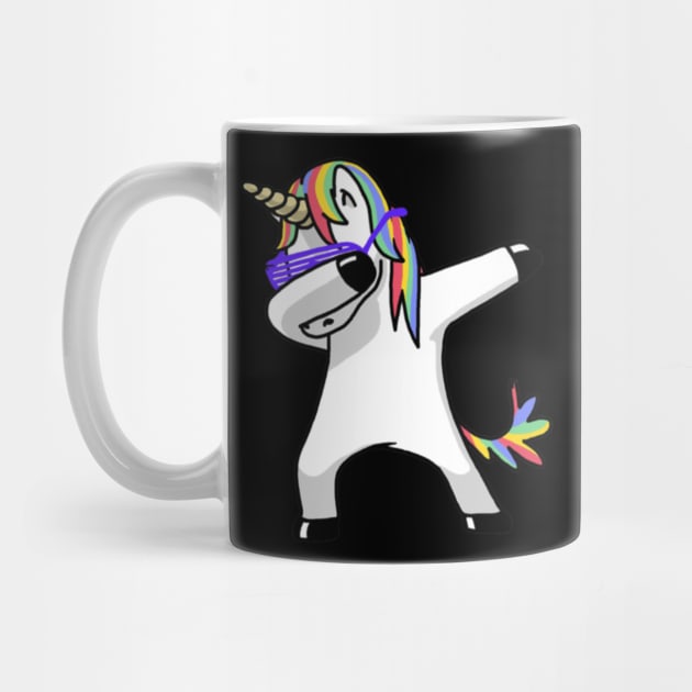 dabbing unicorn by Kink4on